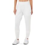 Pantalón Tenis Mujer Asics Blanco Brillante Negro Estilo y Comodidad