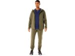 pantalones de hombre Asics de punto cepillado verde manto cómodos y modernos - Image 4