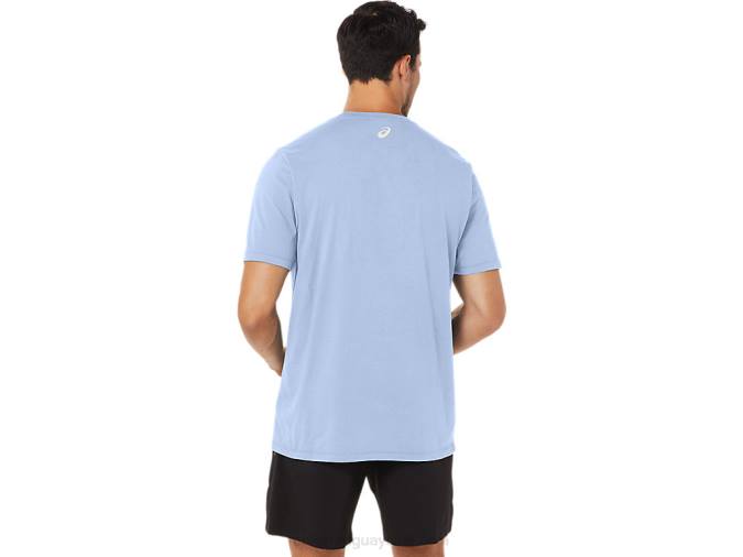 Playera Asics Cielo Suave Rayas Cortas Estilo Casual - Image 2
