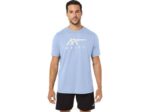 Playera Asics Cielo Suave Rayas Cortas Estilo Casual
