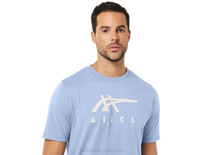 Playera Asics Cielo Suave Rayas Cortas Estilo Casual - Image 4