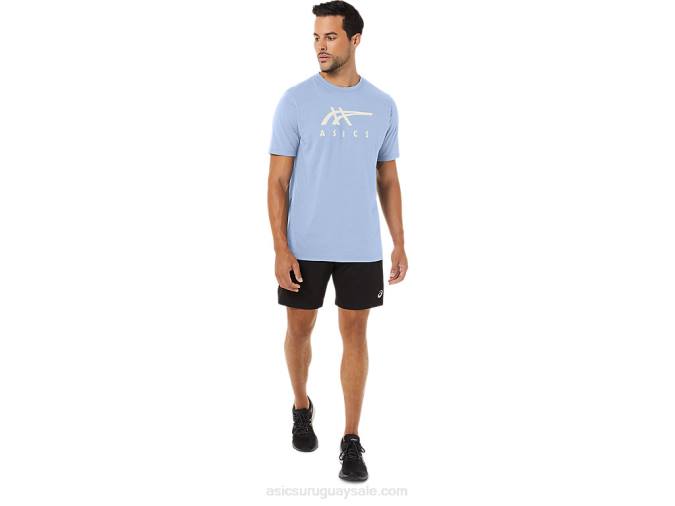 Playera Asics Cielo Suave Rayas Cortas Estilo Casual - Image 5