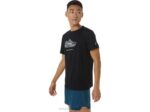 playera Asics estampado zapatos rendimiento negro estilo urbano - Image 3