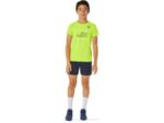 Playera Asics Peligro Verde Gráfico Tenis Niños - Image 4