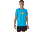 playera corta estampada zapatos Asicsagua digital azul