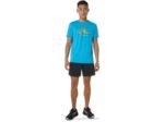 playera corta estampada zapatos Asicsagua digital azul - Image 4