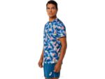playera de manga corta con gráfico Match Asics índigo claro estilo y comodidad - Image 2