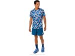 playera de manga corta con gráfico Match Asics índigo claro estilo y comodidad - Image 3