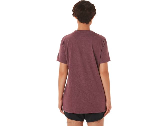 playera de manga corta mujer Asics Brezo profundo de Marte estilo moderno 1977 - Image 2
