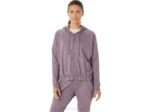 Sudadera Asics Capucha Cremallera Suave Brezo Profundo Marte