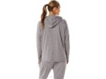 Sudadera Asics con capucha cremallera suave humo sombra brezo - Image 2