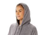 Sudadera Asics con capucha cremallera suave humo sombra brezo - Image 4