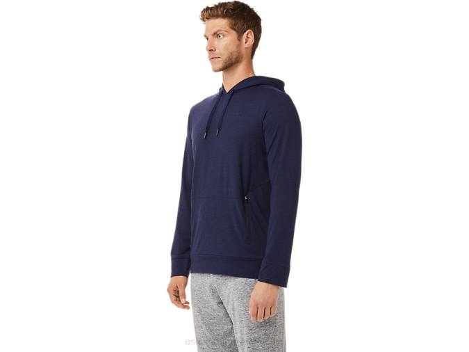 Sudadera Asics con Capucha Tecnología Hombre Color Brezo Trendy - Image 3