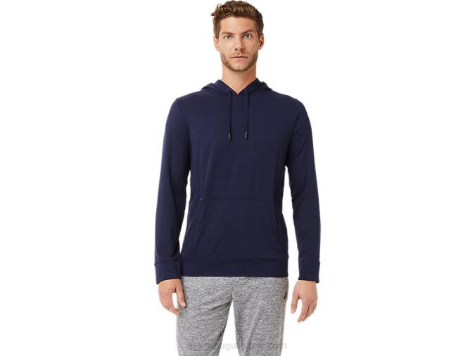 Sudadera Asics con Capucha Tecnología Hombre Color Brezo Trendy - Image 1