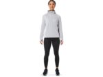 Sudadera Asics de Invierno para Mujer Gris Glaciar y Negro - Image 4