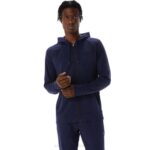 Sudadera Asics Hombre CremaLlena Tecnológica Negra Perforada