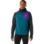 Sudadera Asics Hombre Invierno Capucha Pino Jaspeado Negro