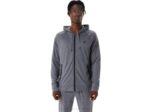 Sudadera Asics metrópolis gris brezo tecnología hombre estilo moderno