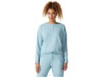 Sudadera Asics Mujer Suave Elástica Humo Azul Trendy