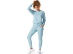 Sudadera Asics Mujer Suave Elástica Humo Azul Trendy - Image 4