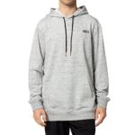 Sudadera con capucha Asics felpa francesa hombre gris piamonte estilo moderno