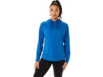 Sudadera con Capucha Asics Mujer Lago Tinte Espacial Azul Claro