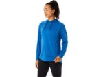 Sudadera con Capucha Asics Mujer Lago Tinte Espacial Azul Claro - Image 3