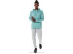 Sudadera con capucha Asics para hombre brezo sabio tecnología avanzada - Image 4