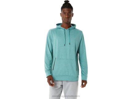 Sudadera con capucha Asics para hombre brezo sabio tecnología avanzada