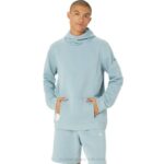 Sudadera con capucha Asics polar ligero acero para hombre