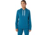 Sudadera con capucha Asics tecnología mujer verde azulado profundo