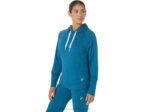 Sudadera con capucha Asics tecnología mujer verde azulado profundo - Image 3