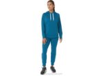 Sudadera con capucha Asics tecnología mujer verde azulado profundo - Image 4