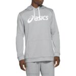 Sudadera con capucha Asics yeso jaspeado para hombre estilo moderno