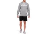 Sudadera con capucha Asics yeso jaspeado para hombre estilo moderno - Image 3