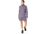 Sudadera con capucha de polar Asics Cuarzo Violeta para mujer estilo cómodo - Image 4