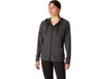 Sudadera Técnica con Capucha Asics Gris Oscuro para Mujer