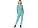 Sudadera técnica con capucha Asics salvia espacio mujer cremallera completa - Image 5