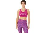 Sujetador Asics Logo Sakura Fucsia para Mujer Comfort y Estilo