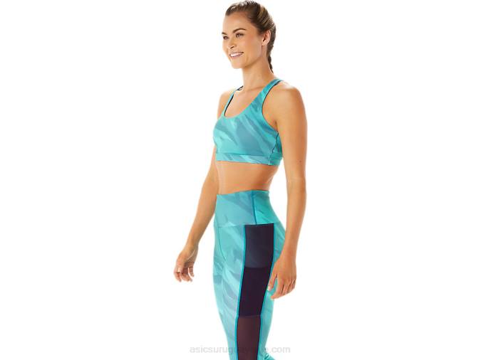 Sujetador Gráfico de Entrenamiento Mujer Asics Pino Brumoso Cómodo y Estiloso - Image 3